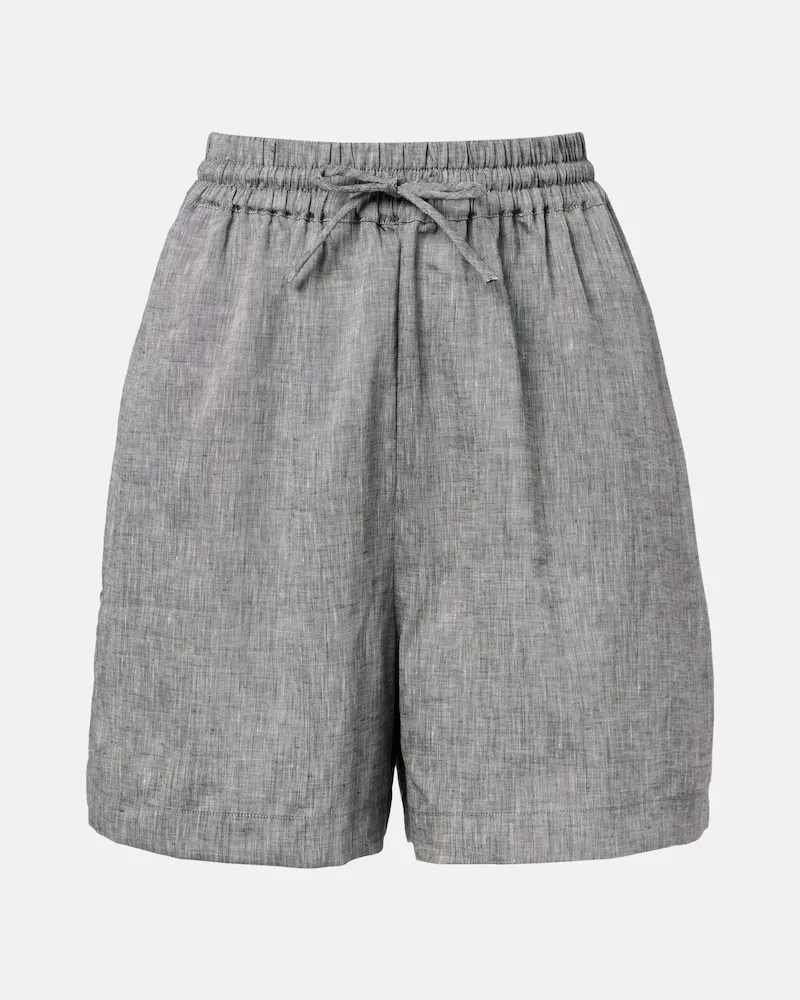 ASCENO Shorts Boston in lino Grigio