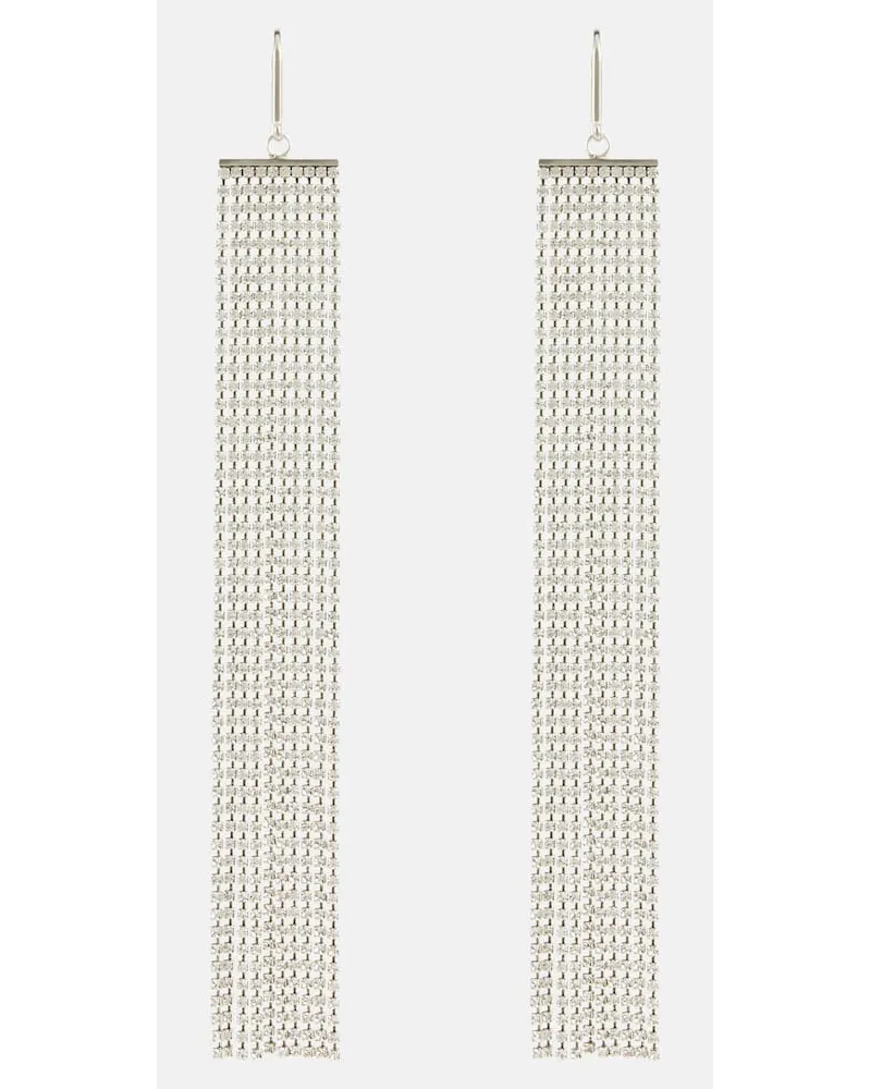 Isabel Marant Orecchini con cristalli Metallizzato