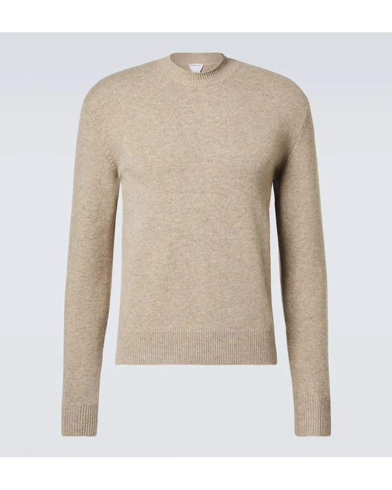 Bottega Veneta Pullover in misto cashmere Beige