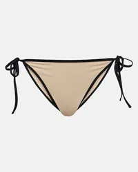 Totême Slip bikini a vita media Bianco