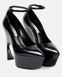 Victoria Beckham Pumps in pelle con plateau Nero