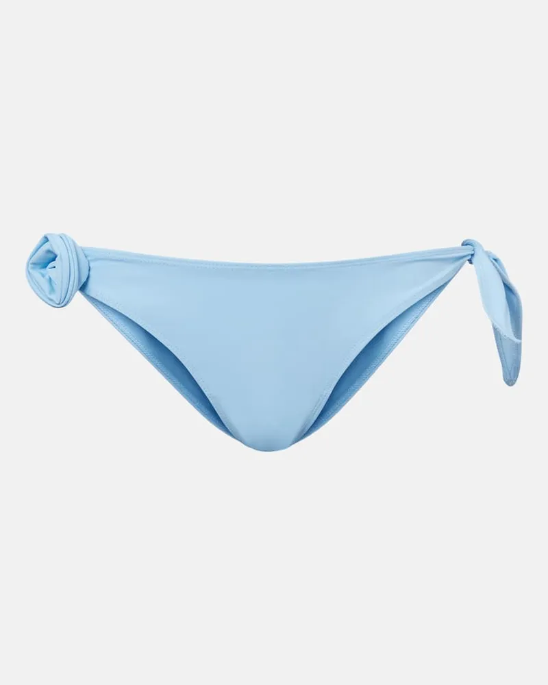 COPERNI Slip bikini con applicazione Blu