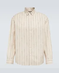 Jacquemus Camicia La Chemise Simon in cotone Neutro