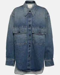 KHAITE Camicia di jeans Mahmet Blu