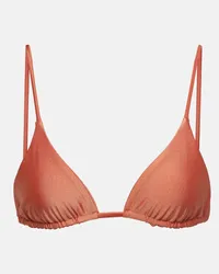 JADE SWIM Top bikini a triangolo Via Rosso