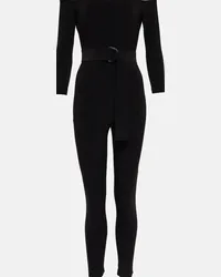 Norma Kamali Jumpsuit con scollo bardot Nero