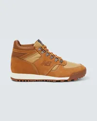 Junya Watanabe New Balance - Sneakers Rainier in pelle Marrone