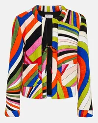 Emilio Pucci Blusa Iride in cotone Multicolore