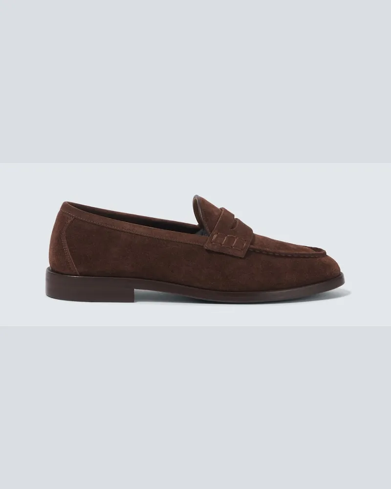 Ralph Lauren Mocassini in suede Marrone