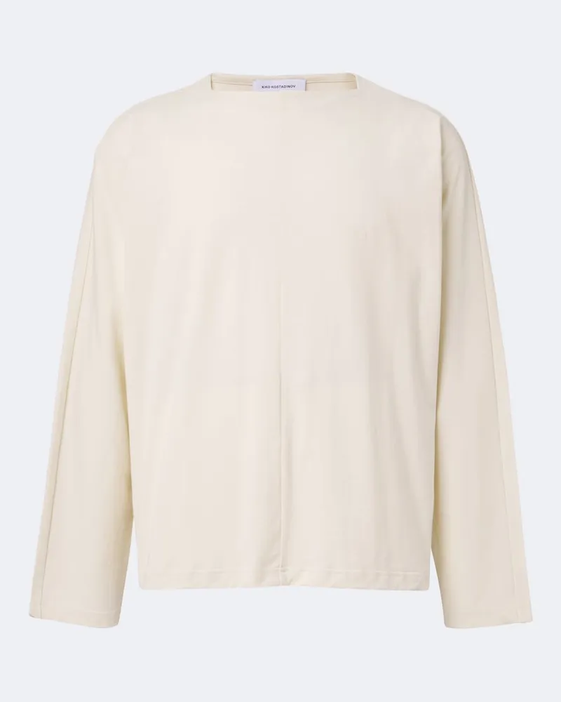 KIKO KOSTADINOV T-shirt Tomelilla in jersey di cotone Bianco
