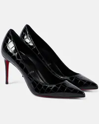 Christian Louboutin Pumps Kate 85 in pelle stampata Nero