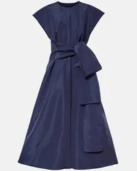 Carolina Herrera New York Abito midi in seta Blu