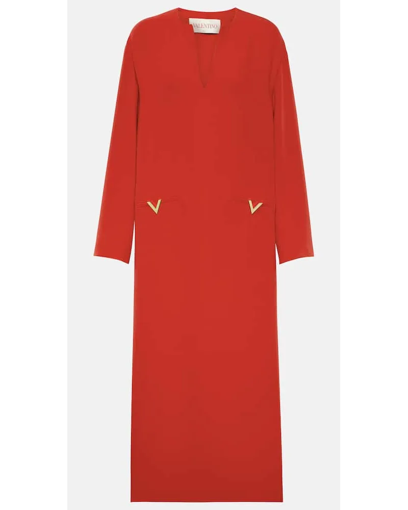 Valentino Garavani Caftano in seta Rosso
