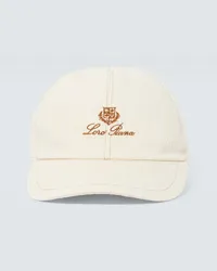 Loro Piana Cappello da baseball My in cotone Bianco