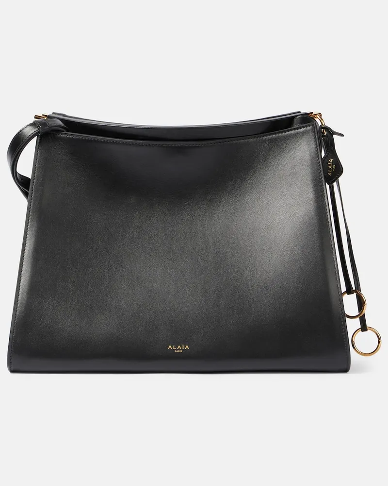 Alaïa AlaÃ¯a Borsa a spalla Curve Medium in pelle Nero