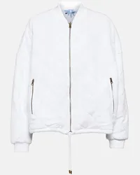 The Upside Bomber Rani reversibile in cotone Bianco