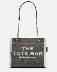 Marc Jacobs Borsa a tracolla The Denim Chain Small Nero