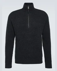 Bogner Pullover Darvin in lana e cashmere con zip Nero