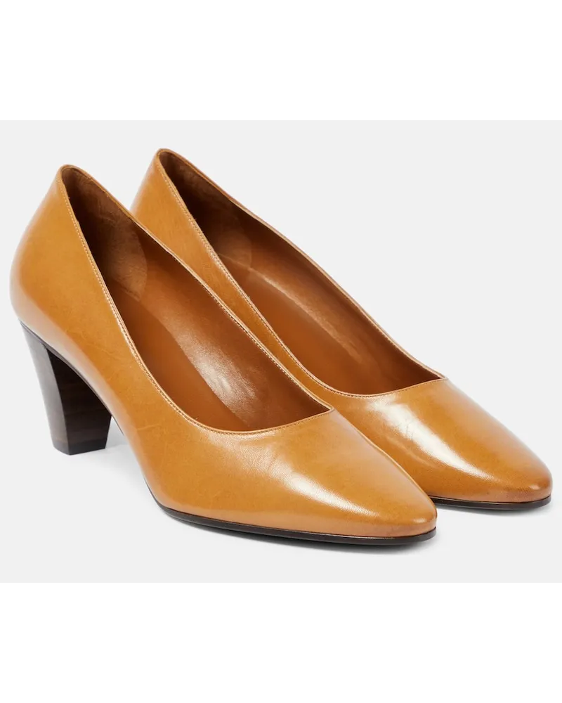 The Row Pumps Charlotte in pelle Marrone