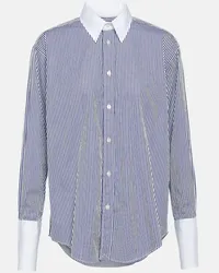 Ralph Lauren Camicia in cotone a righe Bianco