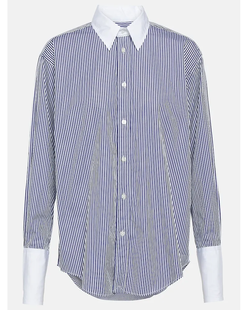Ralph Lauren Camicia in cotone a righe Bianco