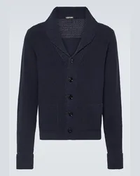 Tom Ford Cardigan in cashmere Blu