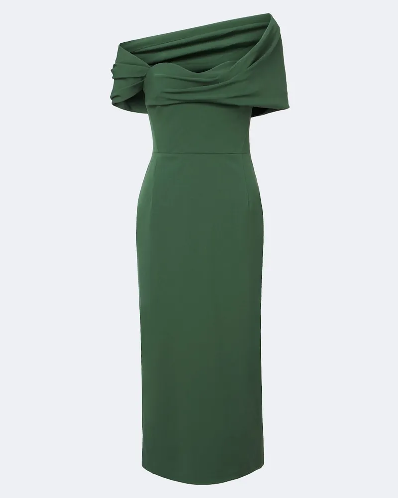 Carolina Herrera New York Abito da cocktail in misto lana Verde