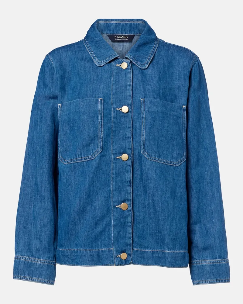 Max Mara Giacca di jeans Galante Blu