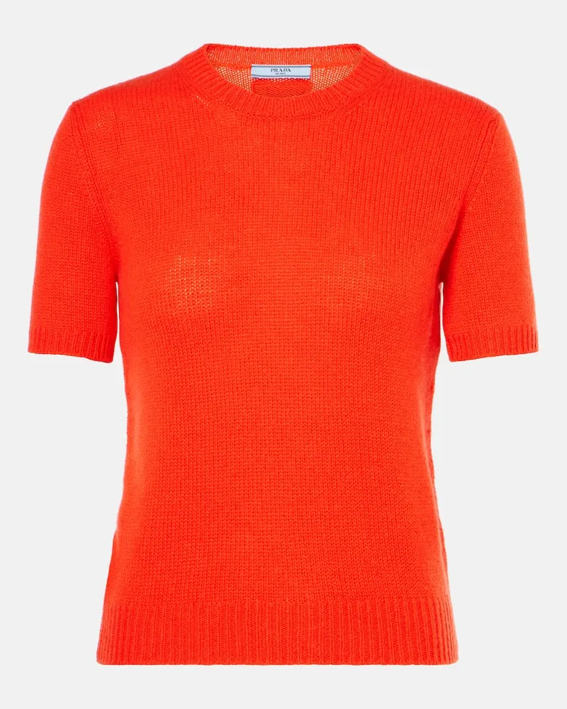 Prada Top in cashmere Rosso