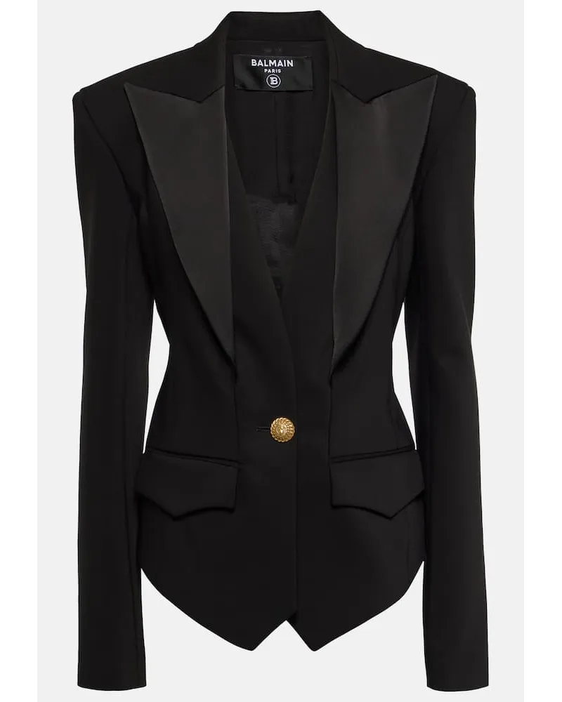 Balmain Blazer monopetto Nero