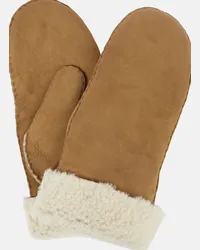 Isabel Marant Muffole Mulfi in pelle con shearling Multicolore