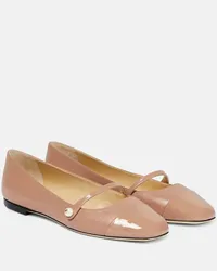 Jimmy Choo Ballerine Elisa in pelle e vernice Rosa