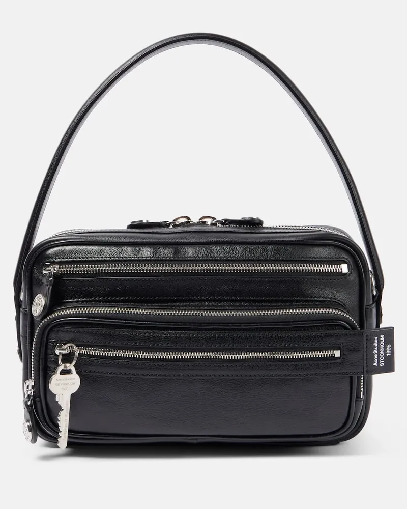 Acne Studios Borsa a spalla Camero Party in pelle Nero