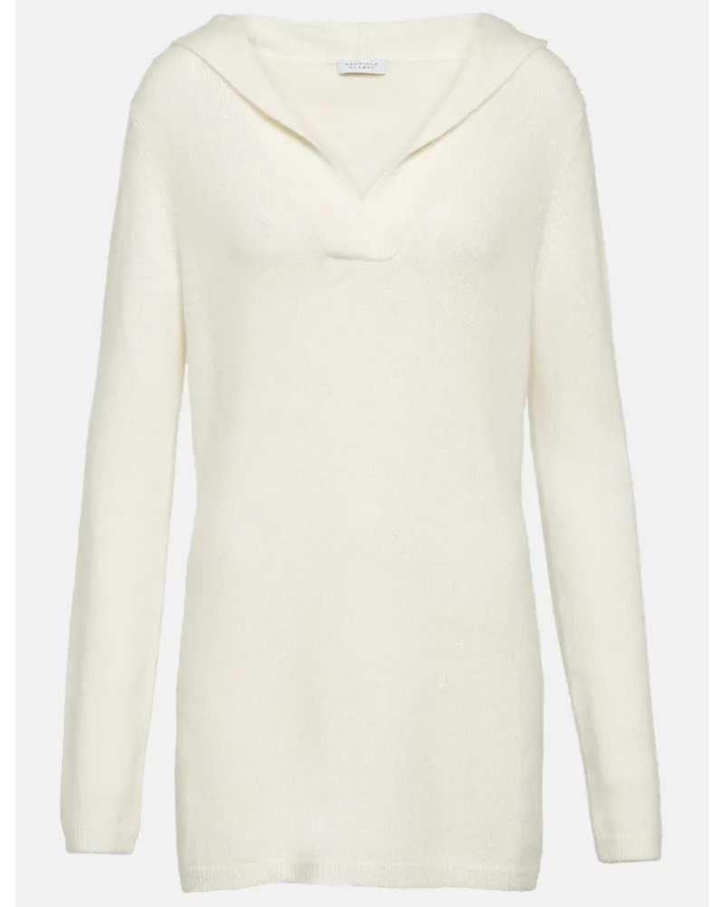 Gabriela Hearst Pullover Lunn in cashmere e seta Bianco