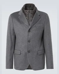 Herno Blazer in cashmere Grigio