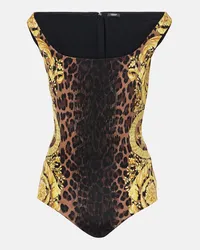 Versace Body Barocco in seta Marrone