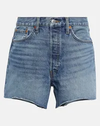 RE/DONE Shorts di jeans ’90s Low Slung Blu