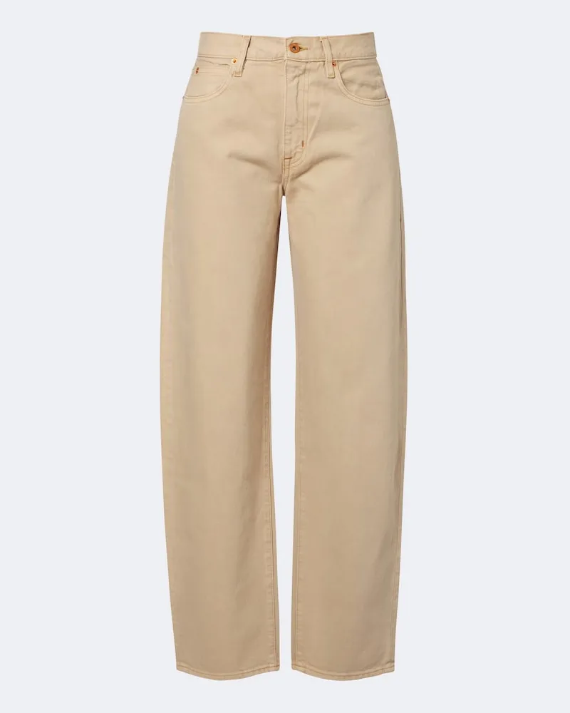 SLVRLAKE Jeans a gamba larga Ella Beige