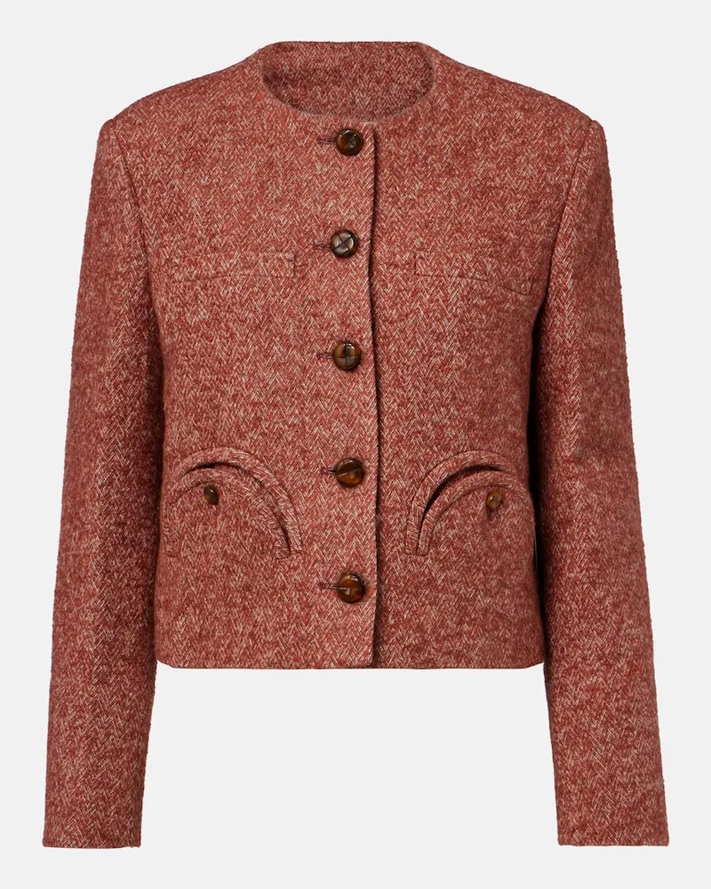 Blazé Milano Blazé Milano Giacca Shamo in tweed Rosso