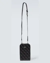 Prada Borsa porta smartphone in pelle Nero