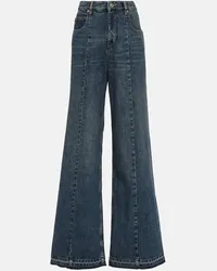 Isabel Marant Jeans flared Noldy a vita alta Blu