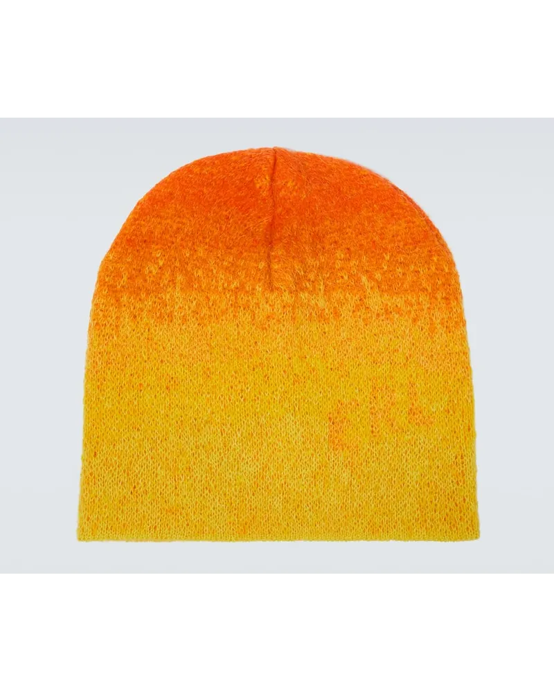 ERL Berretto in misto mohair Arancione