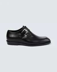 Dries van Noten Scarpe monk strap in pelle Nero