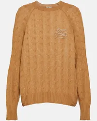 Etro Pullover in cashmere a trecce Beige