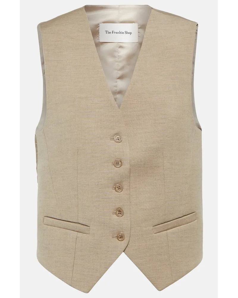 FRANKIE Shop Gilet Gelso Beige