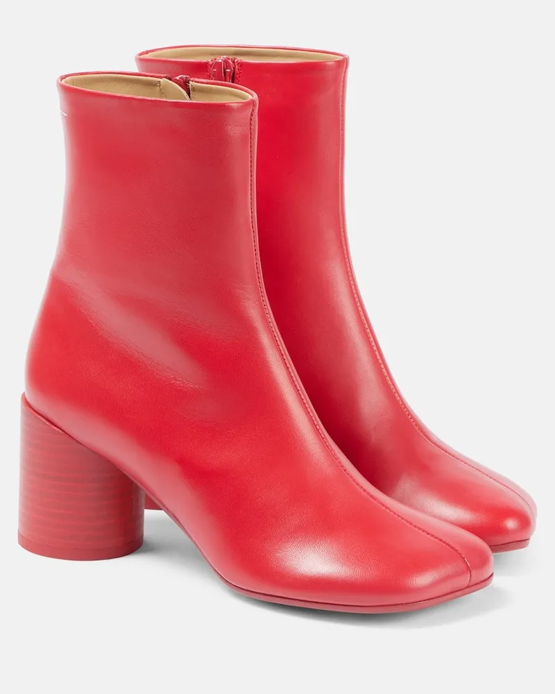 Maison Margiela Stivaletti Anatomic in pelle Rosso