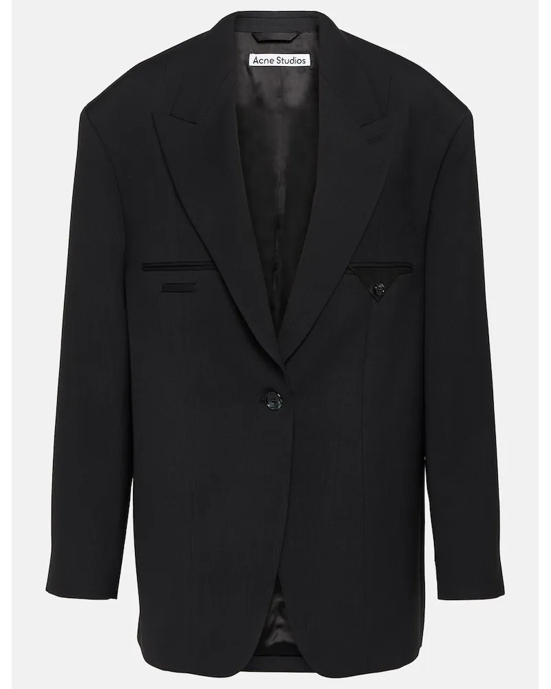 Acne Studios Blazer oversize Jemily Nero