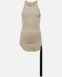 Rick Owens Tank top di jeans Beige