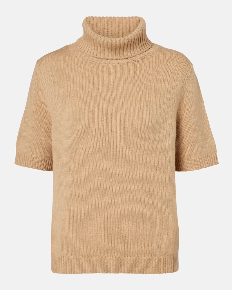 Jardin des Orangers Pullover in lana e cashmere a collo alto Beige