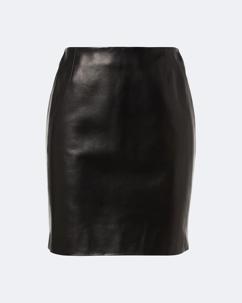 Gucci Minigonna in pelle Nero